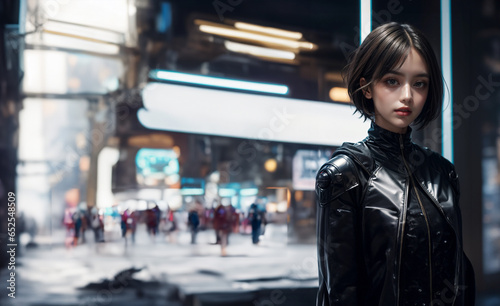 cyberpunk mujer