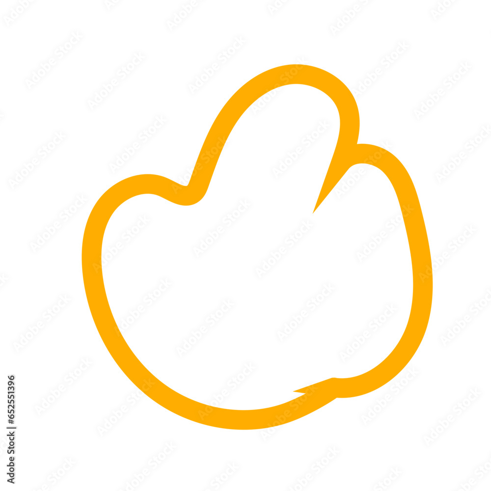 Mustard yellow abstract shapes vector 