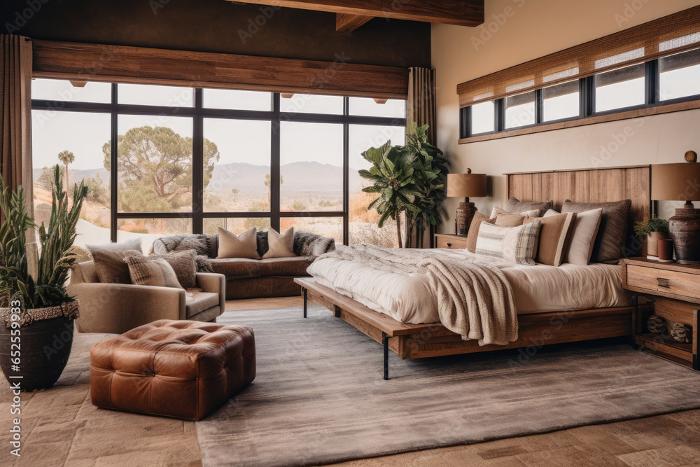 Creating an Inviting Retreat: A Cozy Southwestern Oasis with Rustic