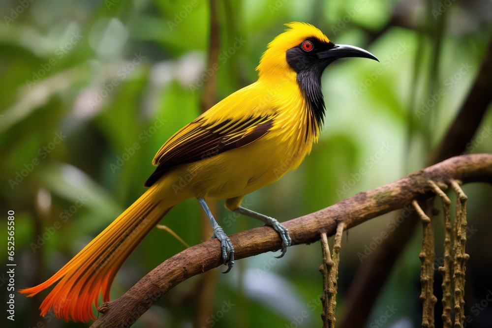 Fototapeta premium YELLOW BIRD / CENDRAWASIH