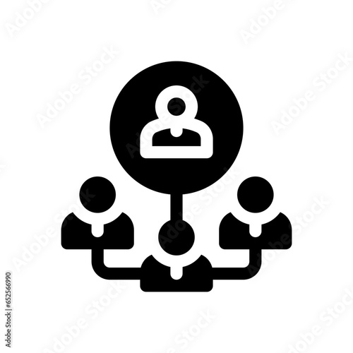 hierarchy glyph icon