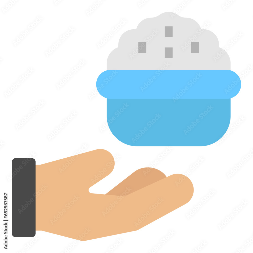Fototapeta premium rice icon illustration