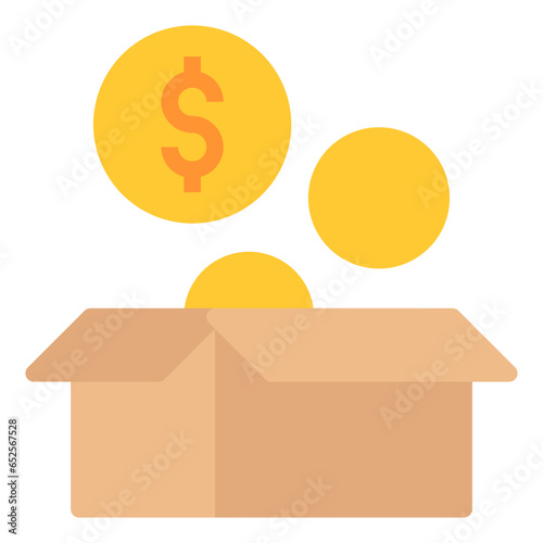 crowdfunding icon illustration