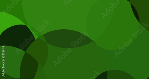abstract green bio background with circles