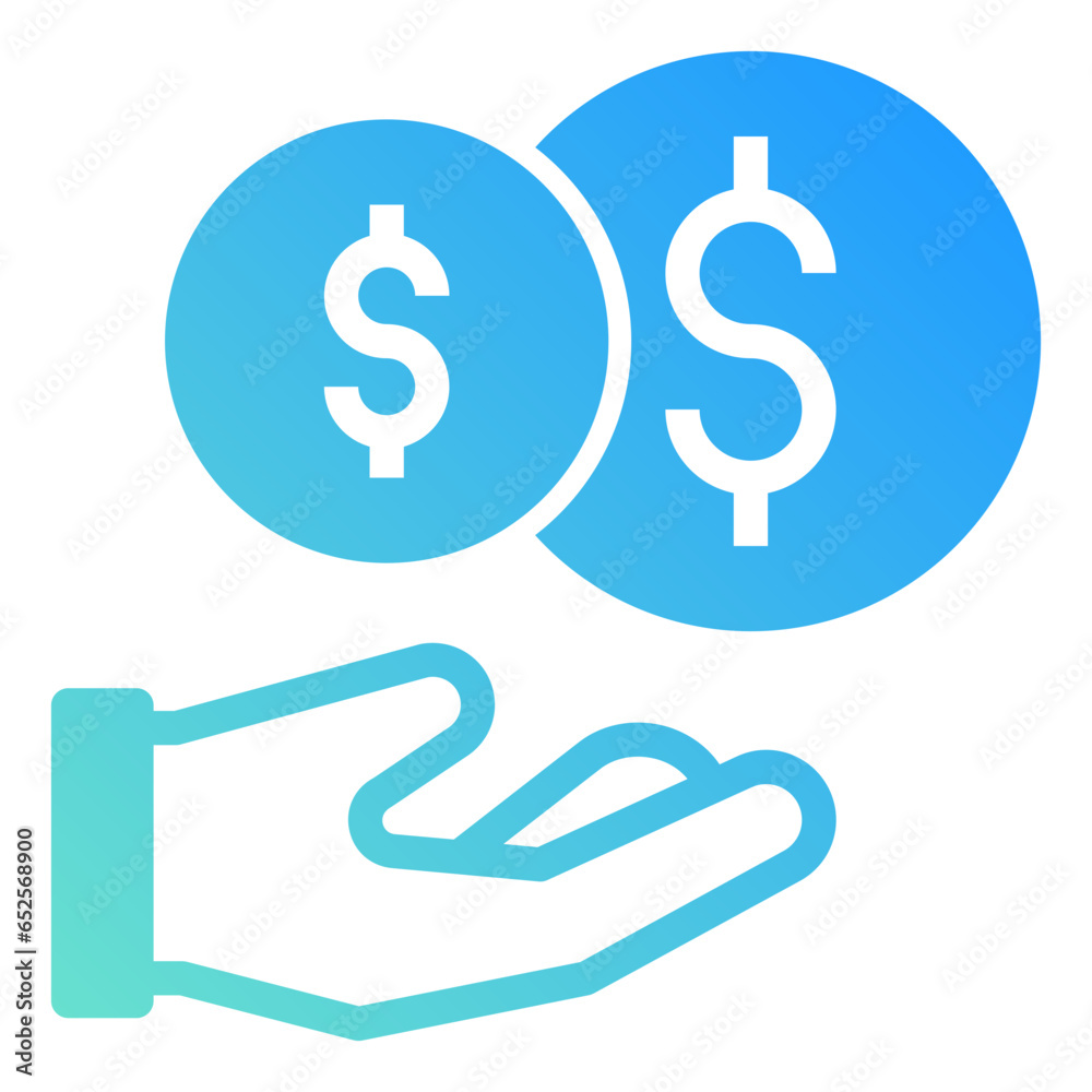 giving money icon illustration giving money icon illustration