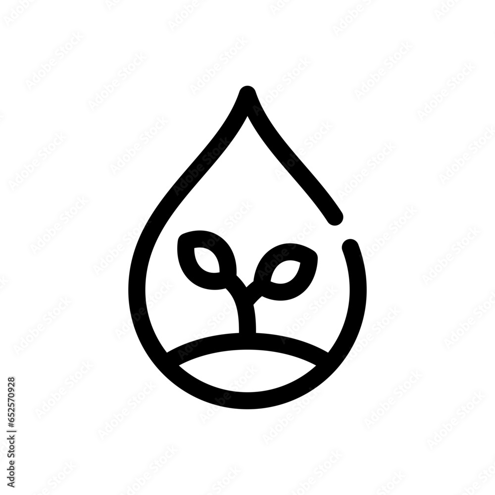 plant line icon plant line icon