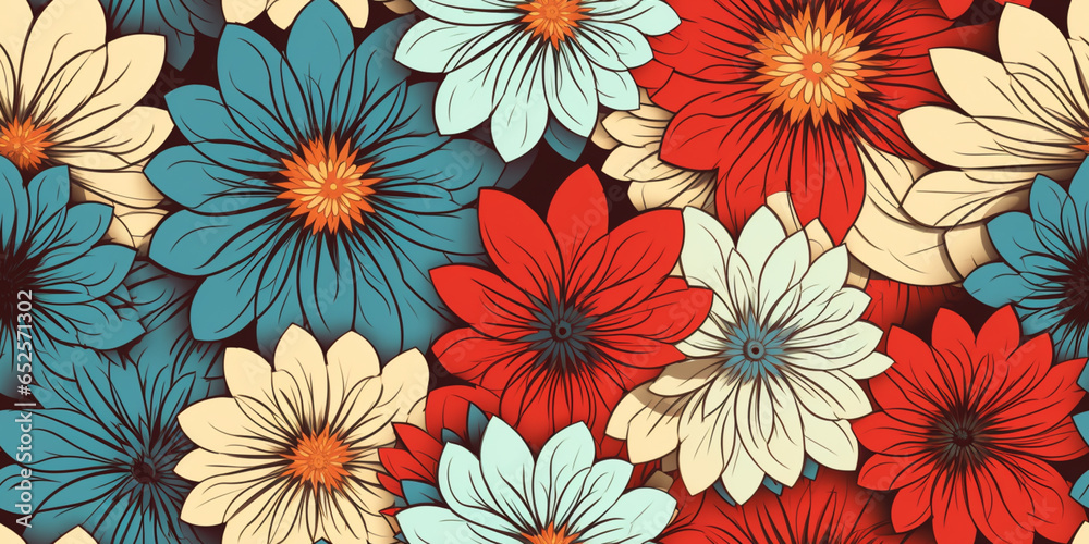 seamless floral pattern circular design seamless floral pattern circular design