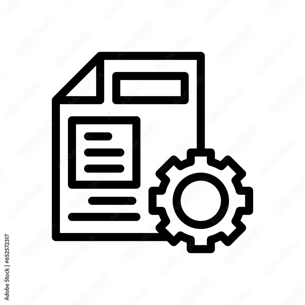 project management line icon project management line icon