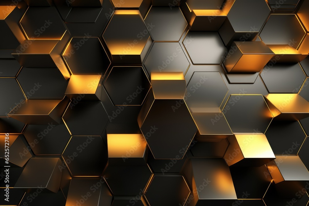 abstract background with hexagons abstract background with hexagons