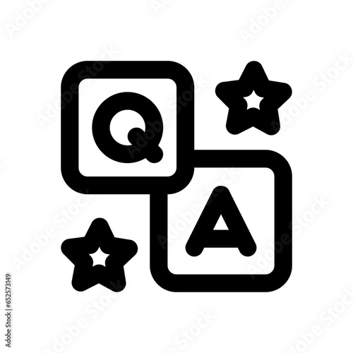 qa line icon