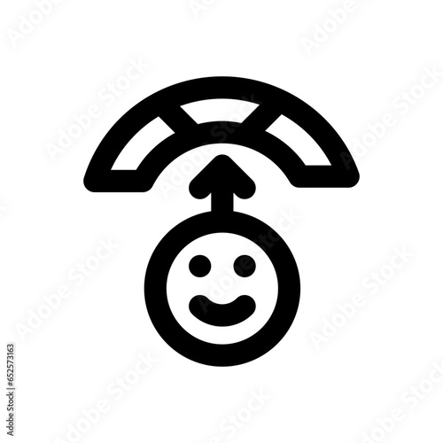 satisfaction line icon