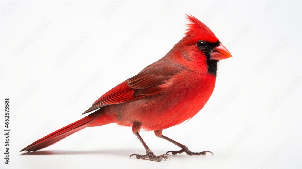 a Cardinal in white background a Cardinal in white background