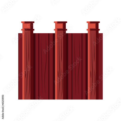 garden wooden fence protection
