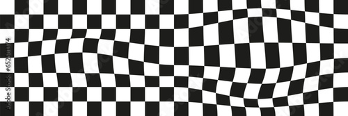 black and white chess pattern background