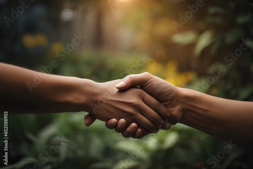 handshake between two people © Athena 