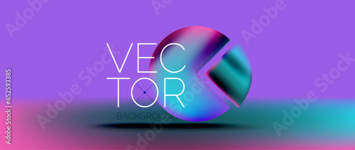 Podium background adorned with fluid gradient color geometric shapes. Eye-catching and modern design. The liquid gradients infuse element of fluidity and energy