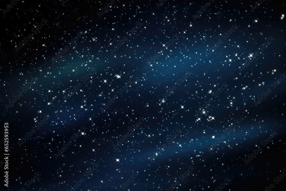 Glistening stars scattered across the velvet night sky.