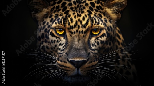 close up of a leopard © Dinaaf