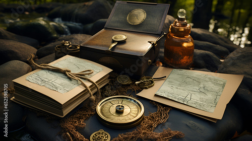 Compass & Maps a imaganery adventure, adventure times photo
