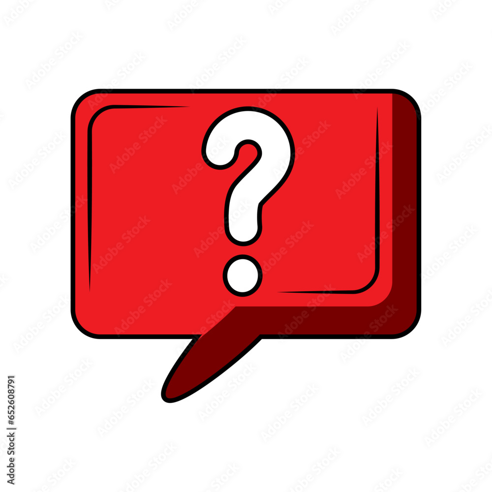 speech bubble with interrogation sign design speech bubble with interrogation sign design