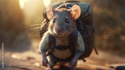 Photos rat in the grass