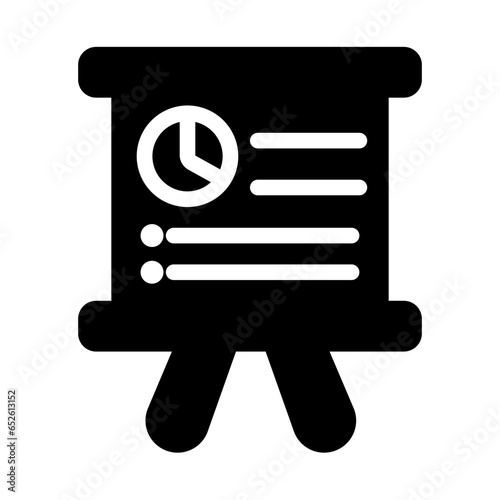 Business finance flipchart