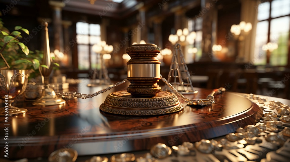 Judge's gavel. Judicial system justice and corruption concept Judge's gavel. Judicial system justice and corruption concept