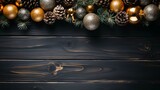 Beautiful toys, balls and gifts background for the New Year and Christmas holiday