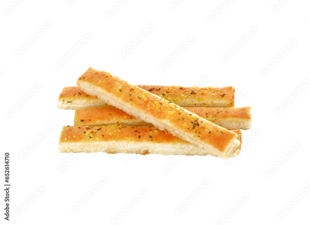 Garlic and herb bread slices transparent png Garlic and herb bread slices transparent png
