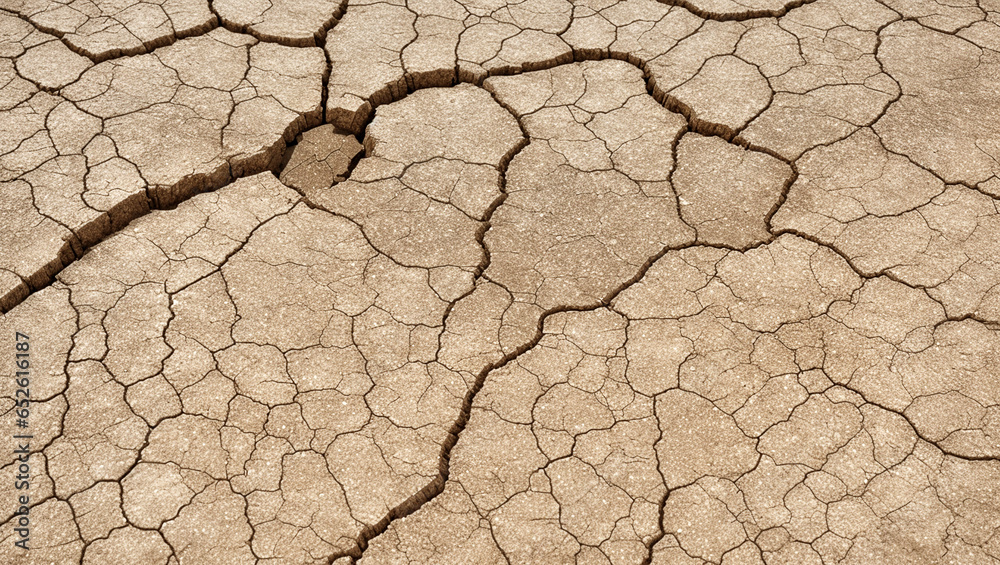 Beige cracked earth background. Dry cracked earth close-up. AI generation Beige cracked earth background. Dry cracked earth close-up. AI generation