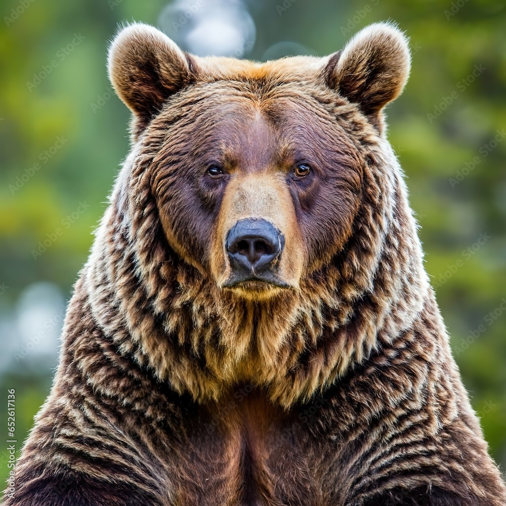 Brown bear close up portrait wildlife concept grizzly carnivore Brown bear close up portrait wildlife concept grizzly carnivore
