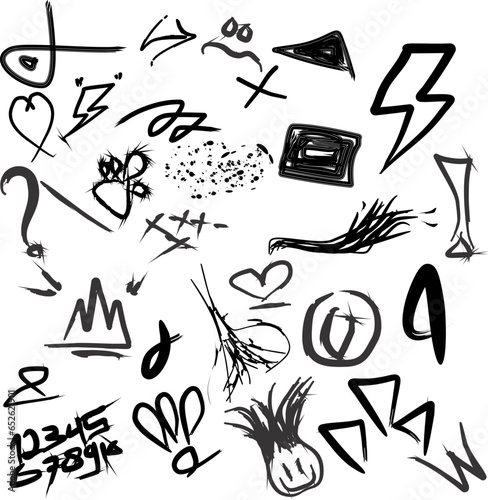 hand drawn doodles