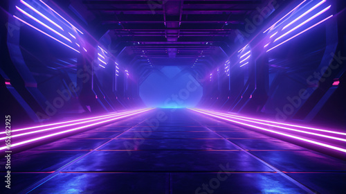 Neon Sci Fi Glowing Gradient © Hassan