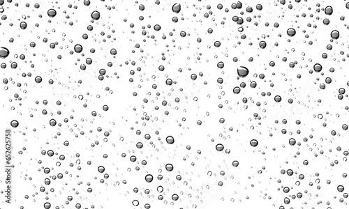 rain drops on transparent background
