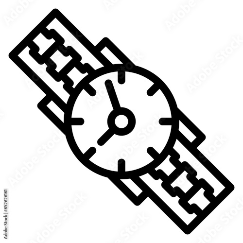 Vector Design Wristwatch Icon Style
