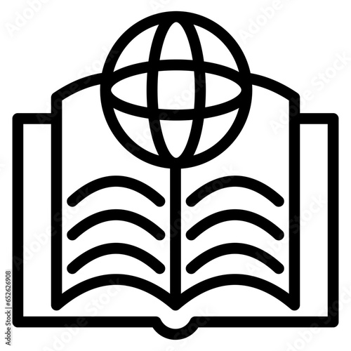 Vector Design Encyclopedia Icon Style