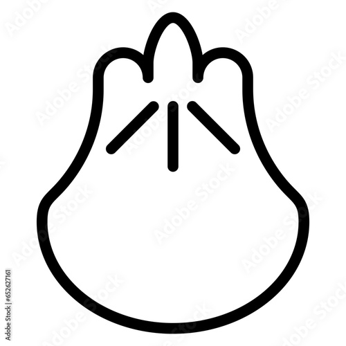 Vector Design Dumplings Icon Style