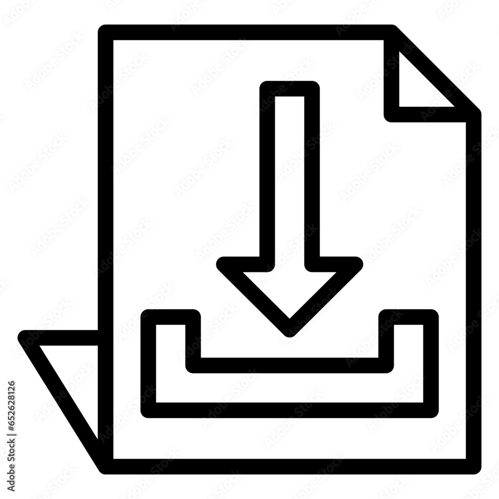 Vector Design Download File Icon Style Vector Design Download File Icon Style