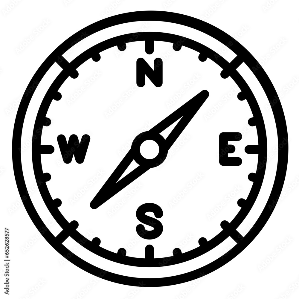 Vector Design Compass Icon Style Vector Design Compass Icon Style