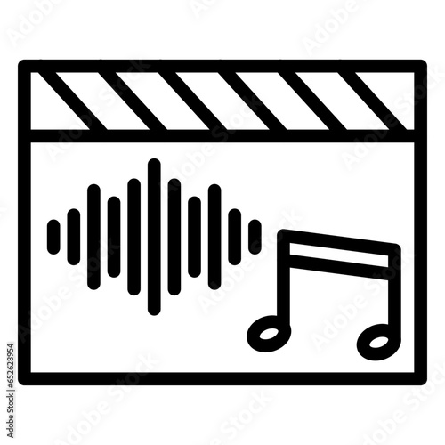 Vector Design Soundtrack Icon Style