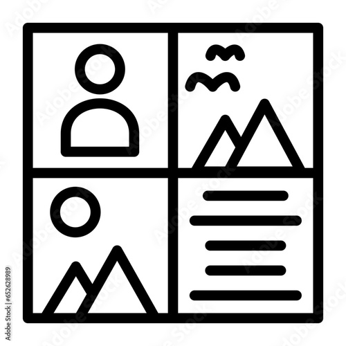 Vector Design Storyboard Icon Style