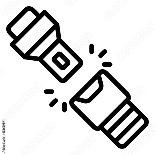Vector Design Seat Belt Icon Style