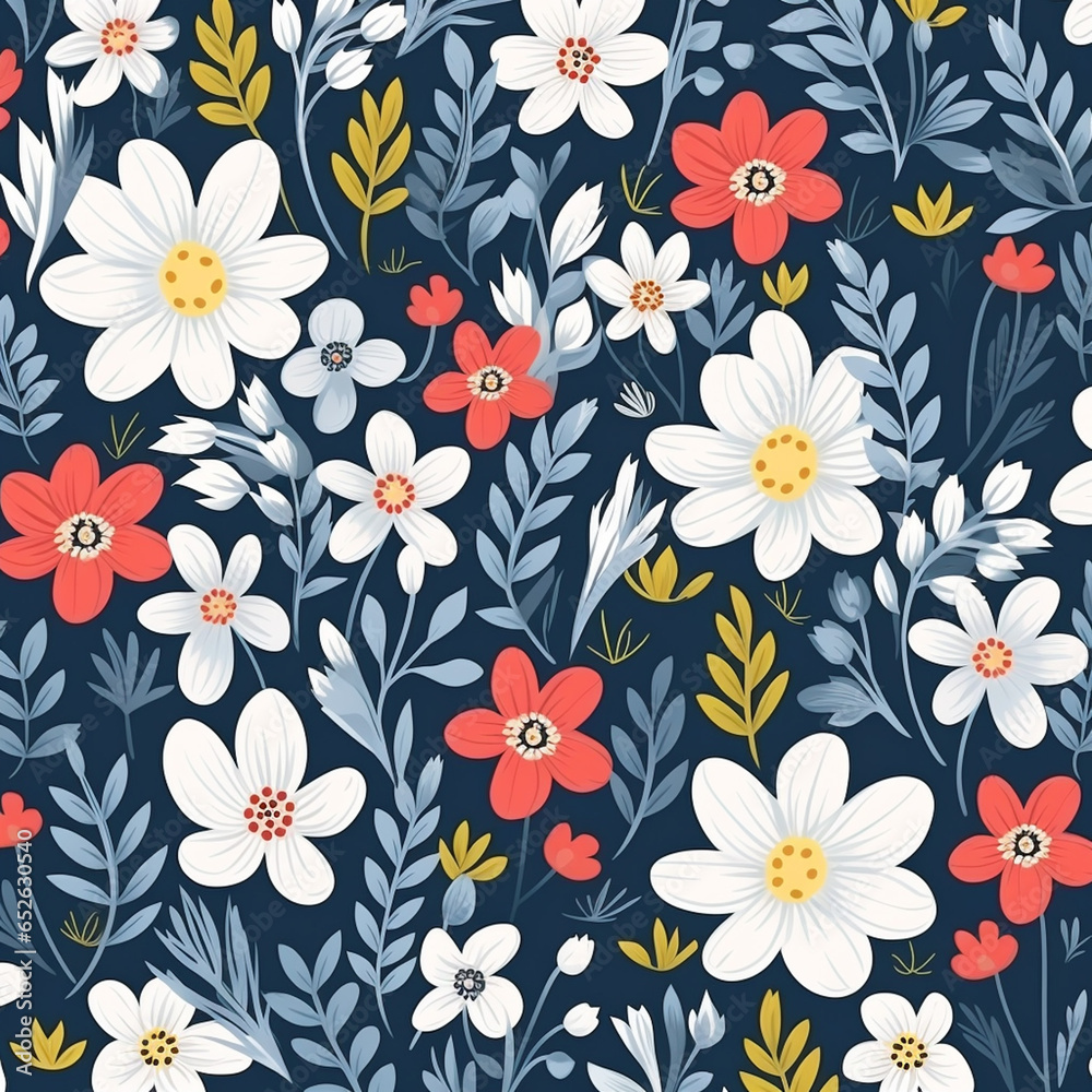 Elegant Floral Pattern Design Elegant Floral Pattern Design