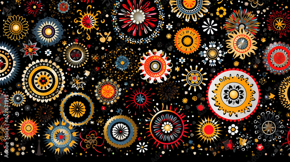 Beautiful multi-colored pattern, top view. Beautiful multi-colored pattern, top view.
