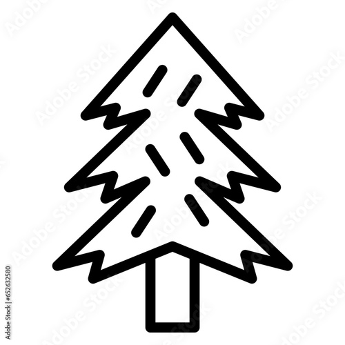 Vector Design Pine Tree Icon Style