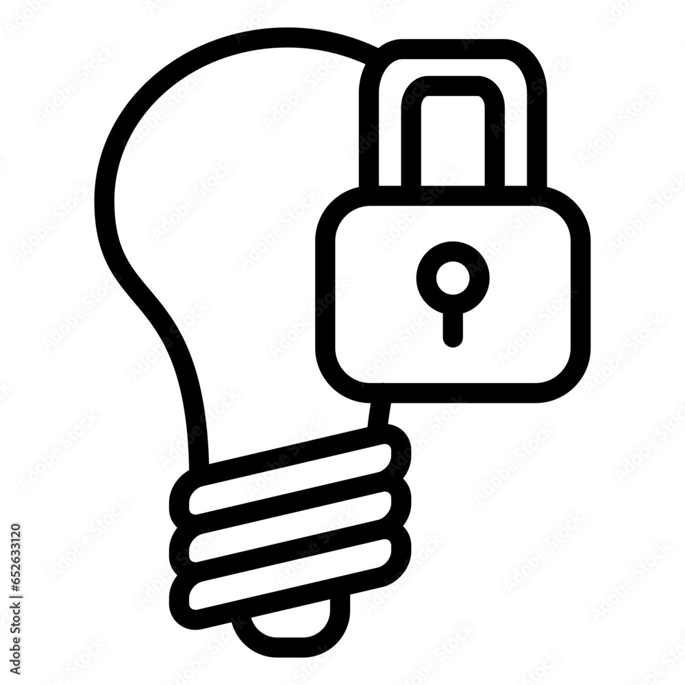Vector Design Intellectual Property Icon Style Vector Design Intellectual Property Icon Style