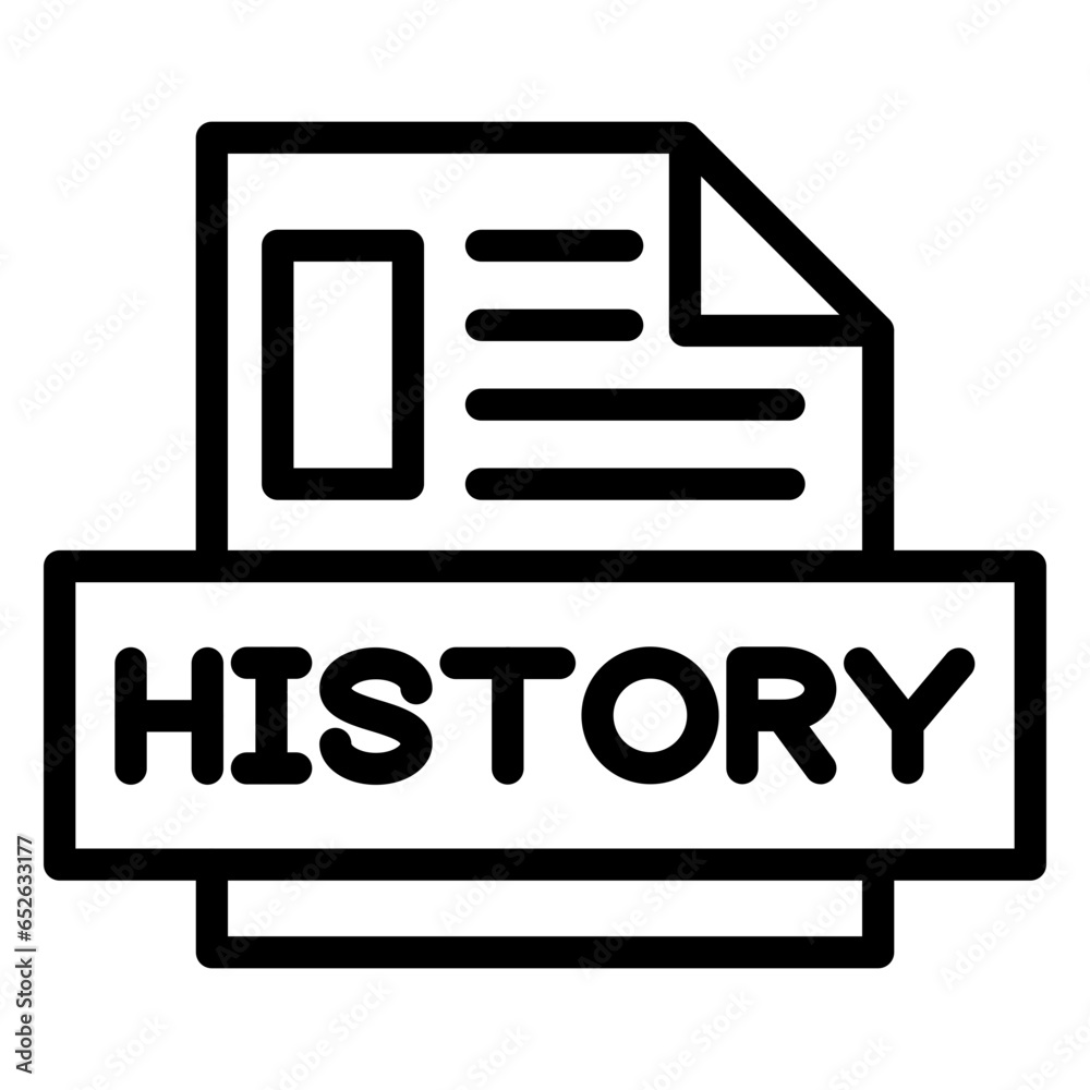Vector Design Project History Icon Style Vector Design Project History Icon Style