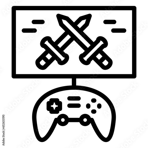 Vector Design Battle Royale Icon Style