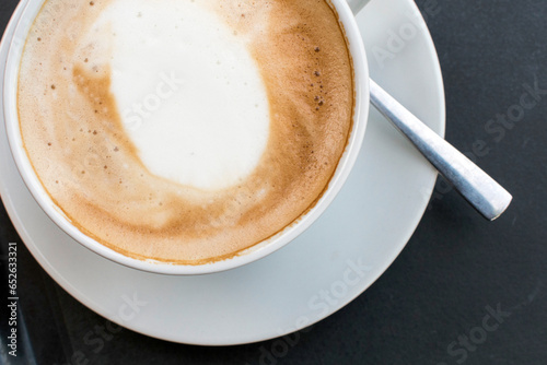 Hot Cappuccino: A Perfect Morning Pick-Me-Up.