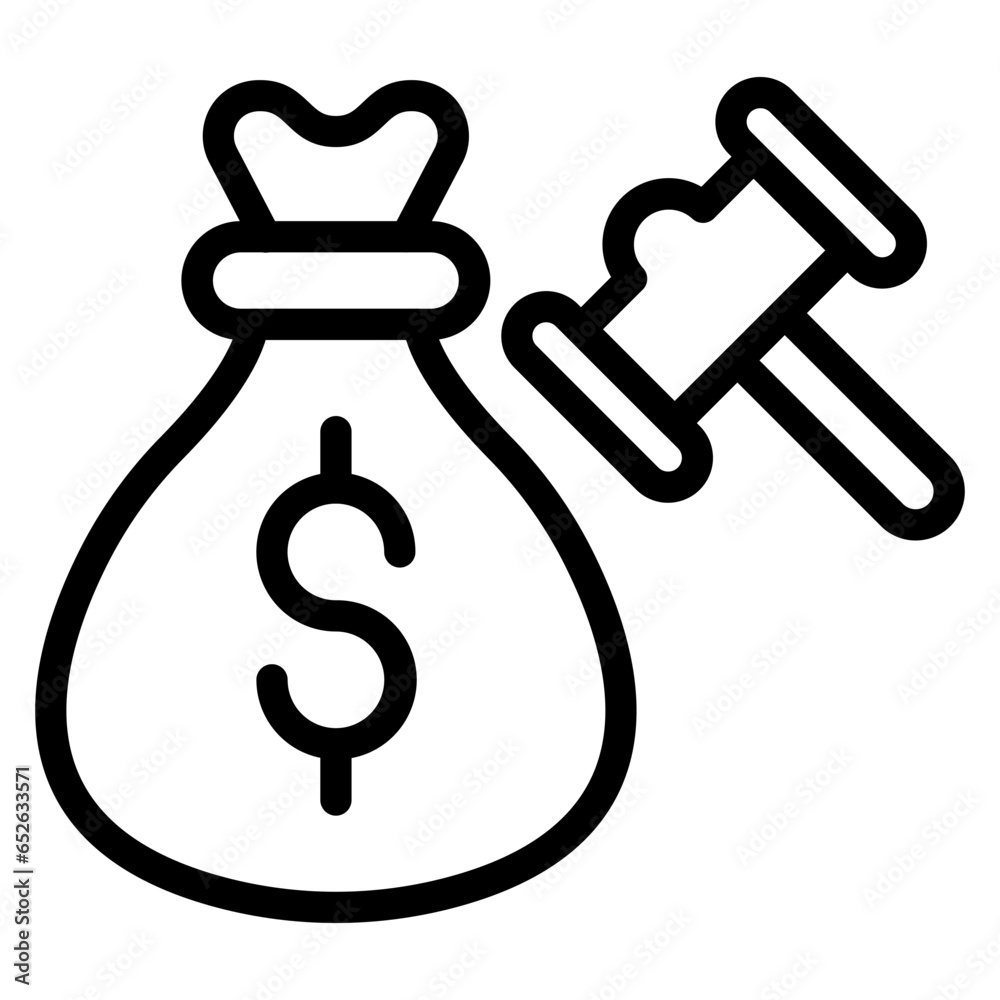 Vector Design Commodity Auction Icon Style Vector Design Commodity Auction Icon Style